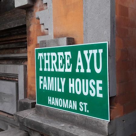 Bed and Breakfast Three Ayu Family House à Ubud Extérieur photo